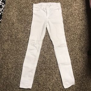 White H&M jeans